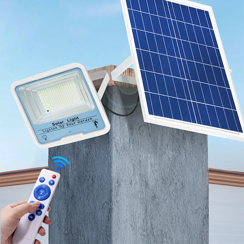 Sensor De Movimiento De Alto Lumen De Seguridad IP65 Original Luz De Inundación De Estadio Solar Al Aire Libre Luz De Inundación LED Solar